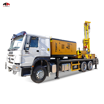 কেনা Fully Hydraulic Water Well Drilling Rig 200m Depth অনলাইনে উৎপাদন