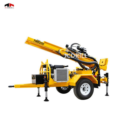 ভালো দাম বহুমুখী ডিটিএইচ ড্রিলিং পদ্ধতি জল কূপ ড্রিলিং রিগ, ওকে ও ইএম এবং ক্রলার গতিশীলতা সহ অনলাইন