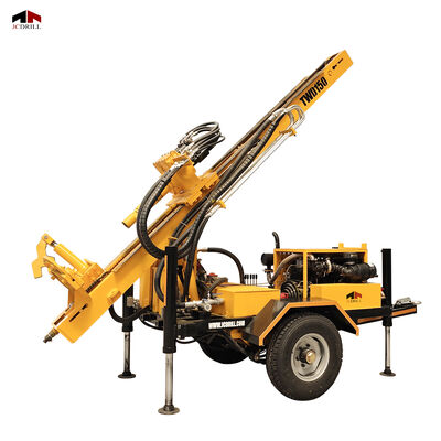 ভালো দাম TWD150 Towable ট্রেলার হাইড্রোলিক ওয়াটার ওয়েল ড্রিলিং রিগ অনলাইন