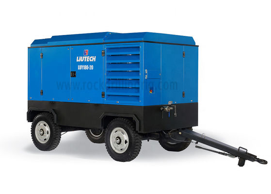 4 চাকা ডিজেল ইঞ্জিন এয়ার সংকোচকারী উচ্চ অভিযোজনযোগ্যতা কম শব্দ ন্যূনতম ISO9001