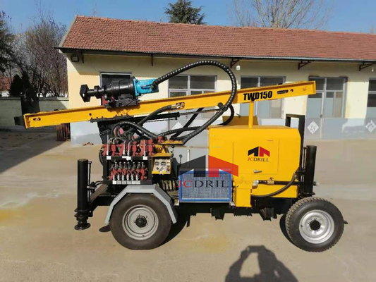 ভালো দাম JC DRILL TWD 150 Wheel Trailer DTH রিগ ওয়াটার ওয়েল ড্রিলিং অনলাইন