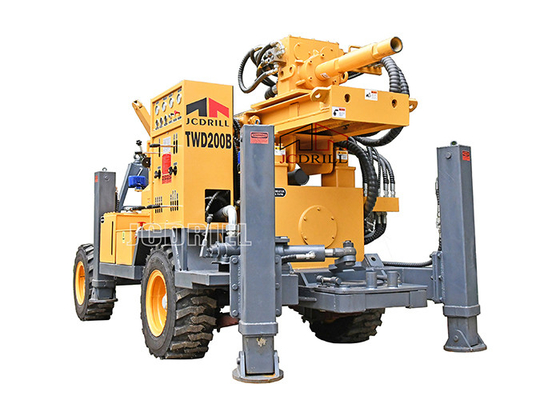 ভালো দাম ট্রেলার হাইড্রোলিক Dth ছোট borehole ড্রিলিং মেশিন জন্য 180m অনলাইন