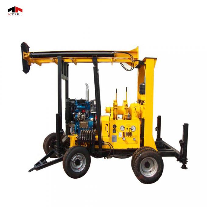 JC DRILL TWD 150 Wheel Trailer DTH রিগ ওয়াটার ওয়েল ড্রিলিং 4
